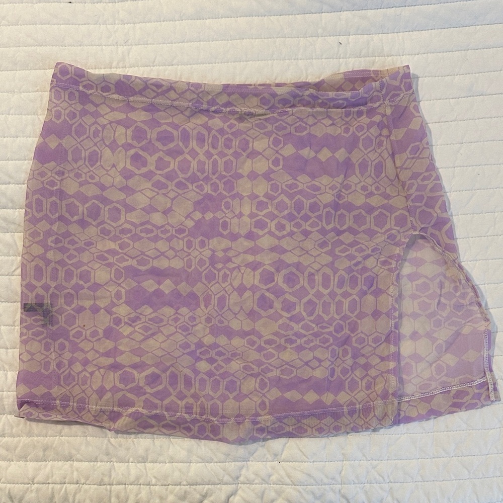 Triangl Swimwear Lavender Geometric Coverup
